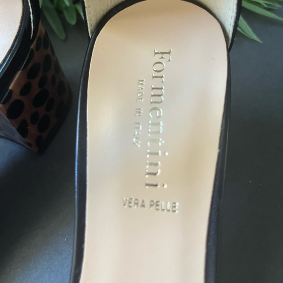 Formentini leather block heel sandals size 8 - Picture 6 of 7